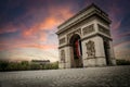 Arc de Triomphe - Arch of Triumph, Paris, France Royalty Free Stock Photo