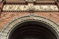 The Arc de Triomphe, built by architect Josep Vilaseca of red brick in neo-Mauritanian style.