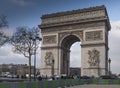 Arc de Triomphe in the capital of France Paris