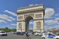 Arc de Triomphe, Champs Elysee. Paris Royalty Free Stock Photo