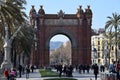 Arc de Triomphe of the city of Barcelona.