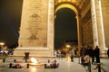 Arc de triomphe de letoile, Champs elysees, Paris, France Royalty Free Stock Photo