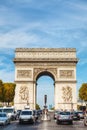 Arc de Triomphe de l'Etoile in Paris