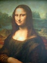 The Mona Lisa,Paris-Louvre one of the most beautiful and romantic places in the world. Plenty of cultural monuments Royalty Free Stock Photo