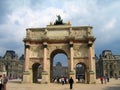 Arc de Triomphe du Carrousel between the Louvre Palace and the Tuileries, Louvre Museum, Paris, France