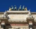 Arc de Triomphe du Carrousel , Paris France Royalty Free Stock Photo