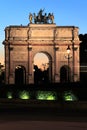 Arc de Triomphe du Carrousel, Paris, France Royalty Free Stock Photo