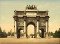 Arc de Triomphe, du Carrousel, Paris, France Royalty Free Stock Photo