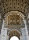 Arc de Triomphe in Paris Royalty Free Stock Photo