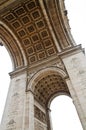 Arc de Triomphe in Paris Royalty Free Stock Photo