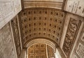 Arc de Triomphe in Paris Arch of Triumph Royalty Free Stock Photo