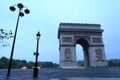 Arc de Triomphe Paris city Royalty Free Stock Photo