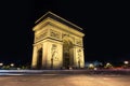 Arc de Triomphe Paris city Royalty Free Stock Photo