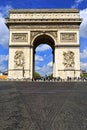 Arc de Triomphe in Paris. France.