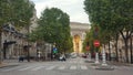The arc de triomphe, Paris, France
