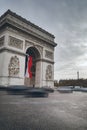 Arc de Triomphe on the Place de l`Etoile in Paris, France Royalty Free Stock Photo