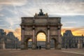 Arc de Triomphe at the Place du Carrousel in Paris