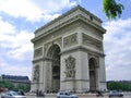 Arc de Triomphe at the Place de l`Etoile, Paris, France Royalty Free Stock Photo