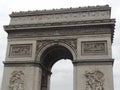 The Arc de Triomphe on the Place de l'Ãâ°toile - Front view - Paris - France