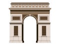 Arc de Triomphe - triumphal arc in Paris, France 2