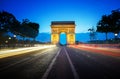 Arc de Triumph at evening, Paris