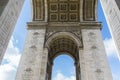 Arc de Triumph in Paris Royalty Free Stock Photo
