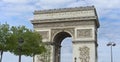 Arc de Triumphe Monument Paris Royalty Free Stock Photo