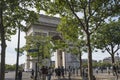 Arc de triumphe on place charles de gaulle in paris