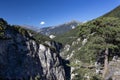 Arc Gorge and the Devils bridge, Modane, France Royalty Free Stock Photo