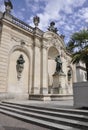 Arc Here laterally Sculptural Ensemble dedicated to Jaques Callot in Nancy City in Lorraine region of France