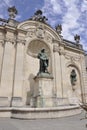 Arc Here laterally Sculptural ensemble dedicated to Jaques Callot in Nancy City in Lorraine region of France