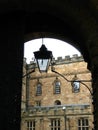 Arc and lamp in Durham Castle Royalty Free Stock Photo