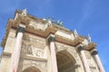 Arc at Lourve celebrating Napoleon Royalty Free Stock Photo