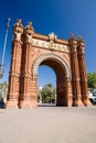 The Arc of Triumph - Barcelona Royalty Free Stock Photo