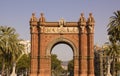 Arc of triumph of Barcelona, Catalonia, Spain. Royalty Free Stock Photo