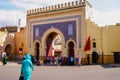 Arc of the wall at fez moroco Royalty Free Stock Photo