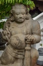 Arca Dwarapala.Dwarapala is a statue of a gate guard or door in the teachings of Shiva and Buddha, in the form of humans or monste