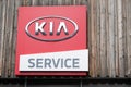 Arcachon , Aquitaine / France - 10 08 2019 : Kia Automobile service Dealership motors car sign