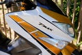 Yamaha tmax logo brand and text sign on maxi-scooters manufactured by japan Yamaha