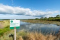 Arcachon Bay, France. The salt meadows of Ares Royalty Free Stock Photo