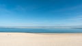 Arcachon Bay, France. View over the sandbank of Arguin from the beach Petit Nice near Arcachon Royalty Free Stock Photo