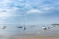 Arcachon Bay at low tide in front of the dune of Pilat, France Royalty Free Stock Photo