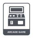 arcade game icon in trendy design style. arcade game icon isolated on white background. arcade game vector icon simple and modern Royalty Free Stock Photo