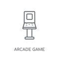 Arcade game linear icon. Modern outline Arcade game logo concept