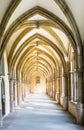 Arcade of the german Gothic Cloister Cathedral