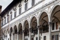 Arcade of Loggia dei Servi di Maria in Florence Royalty Free Stock Photo