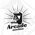 Arcade machine vector. Royalty Free Stock Photo