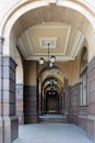 Arcade passage in Kyiv Ukraine