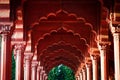 Arcade at the Red Fort, Delhi, India