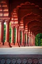 Arcade at the Red Fort, Delhi, India